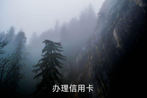 办理信用卡