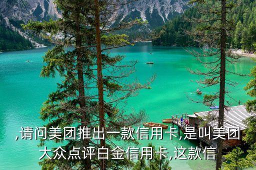 ,请问美团推出一款信用卡,是叫美团大众点评白金信用卡,这款信