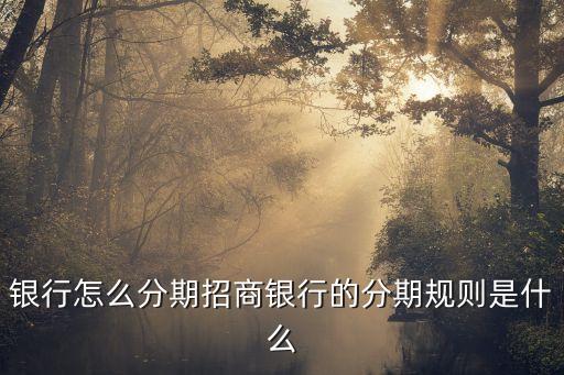 招商信用卡新人礼分期,招商银行新礼品贷款