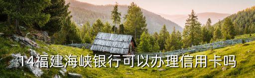 14福建海峡银行可以办理信用卡吗