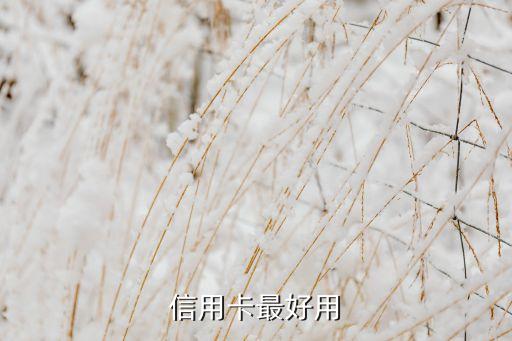 信用卡最好用