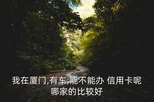 我在厦门,有车,能不能办 信用卡呢哪家的比较好