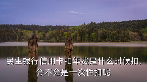 民生银行信用卡扣年费是什么时候扣,会不会是一次性扣呢