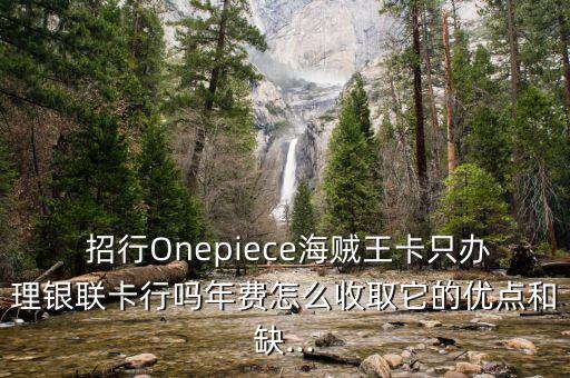  招行Onepiece海贼王卡只办理银联卡行吗年费怎么收取它的优点和缺...