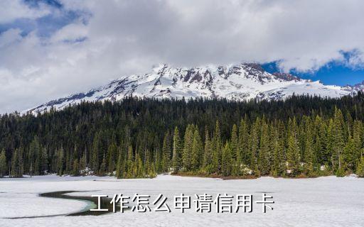 工作怎么申请信用卡