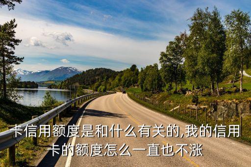 卡信用额度是和什么有关的,我的信用卡的额度怎么一直也不涨