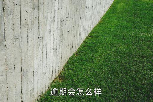 逾期会怎么样