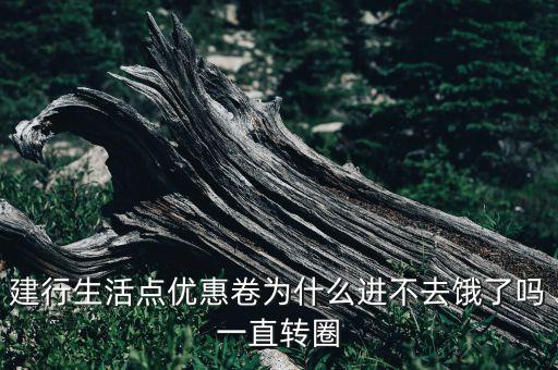 建行生活点优惠卷为什么进不去饿了吗一直转圈