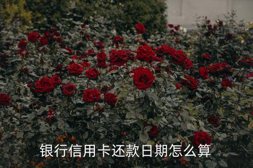 银行信用卡还款日期怎么算