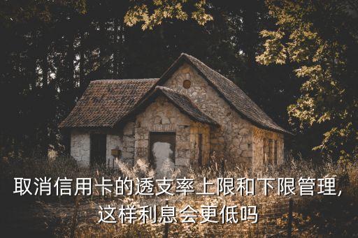 透支利率松绑银行信用卡,银行的信用卡透支利率