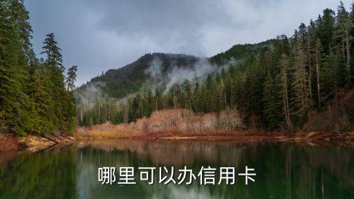 哪里可以办信用卡