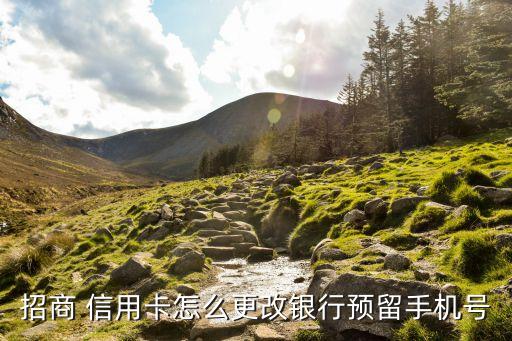 招商 信用卡怎么更改银行预留手机号