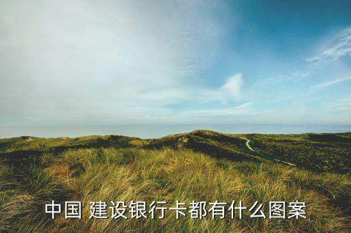 中国 建设银行卡都有什么图案