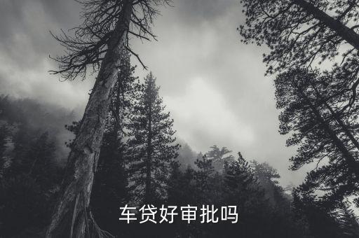 车贷好审批吗