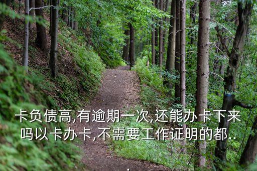 有过负债能申请信用卡吗,欠债可以申请信用卡吗