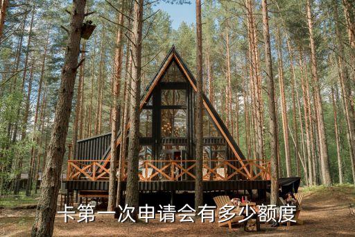 卡第一次申请会有多少额度