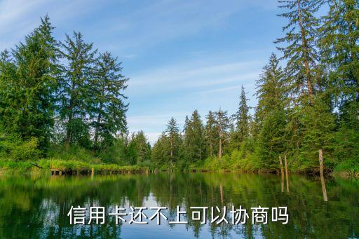 信用卡还不上可以协商吗