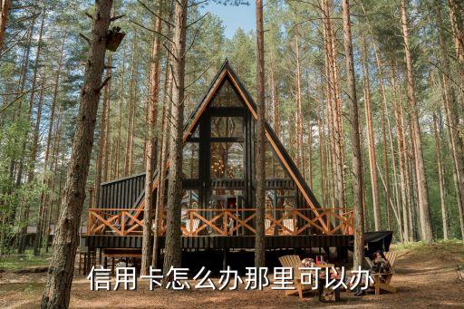 信用卡怎么办那里可以办