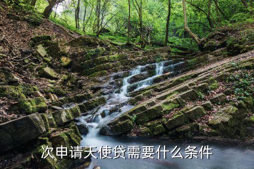 次申请天使贷需要什么条件