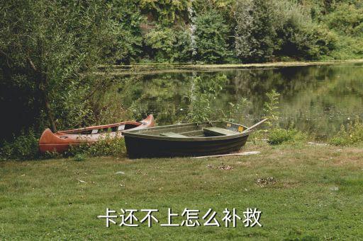 卡还不上怎么补救
