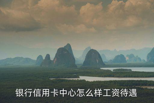 银行信用卡中心怎么样工资待遇