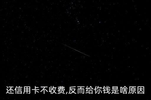 商家给银行信用卡刷卡返点,信用卡返利