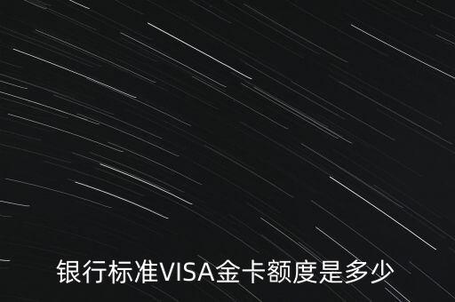 标准信用卡金卡 额度,中信信用卡标准金卡额度