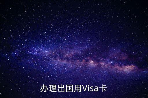 办理出国用Visa卡