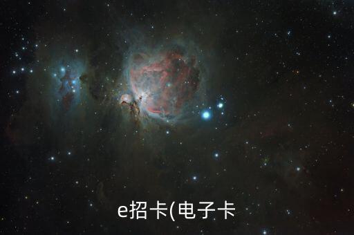 e招卡(电子卡
