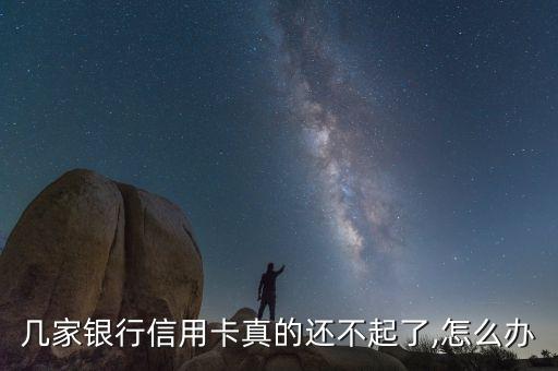 几家银行信用卡真的还不起了,怎么办