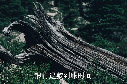 银行退款到账时间