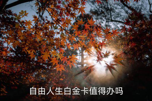自由人生白金卡值得办吗