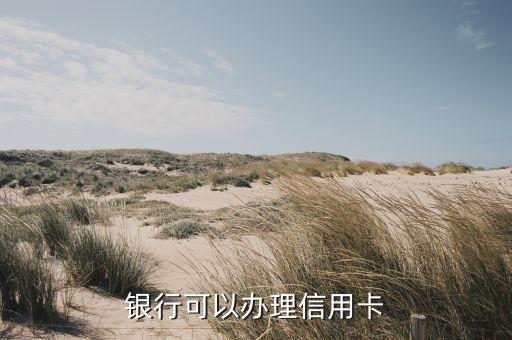 银行可以办理信用卡