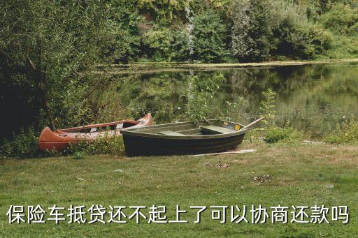 保险车抵贷还不起上了可以协商还款吗