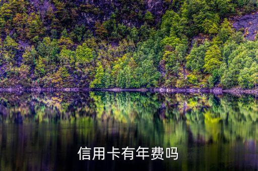 信用卡有年费吗
