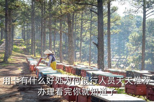 用卡有什么好处为何银行人员天天推荐办理看完你就知道了
