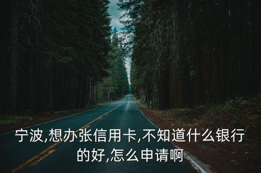 宁波哪个银行信用卡好,在宁波用什么银行信用卡好
