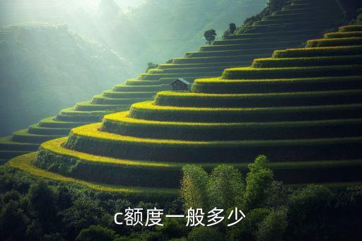 c额度一般多少