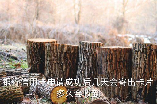 银行信用卡申请成功后几天会寄出卡片多久会收到