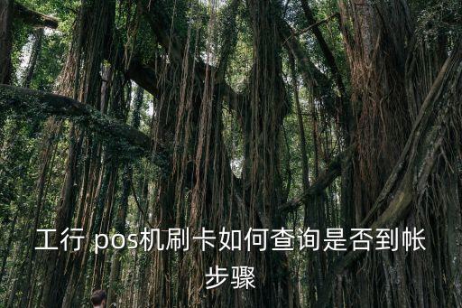 工行 pos机刷卡如何查询是否到帐步骤