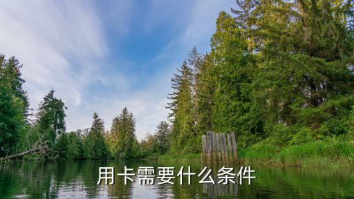 用卡需要什么条件