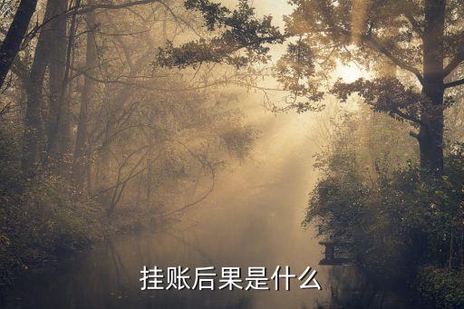 挂账后果是什么