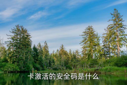 卡激活的安全码是什么