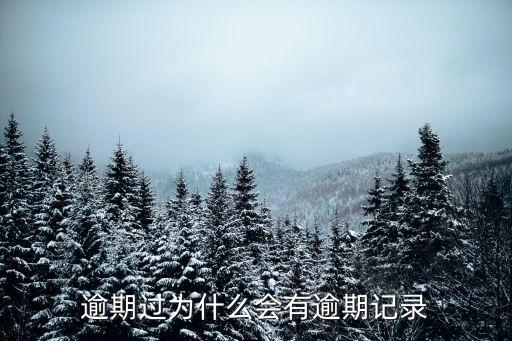 逾期过为什么会有逾期记录
