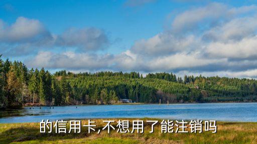 的信用卡,不想用了能注销吗