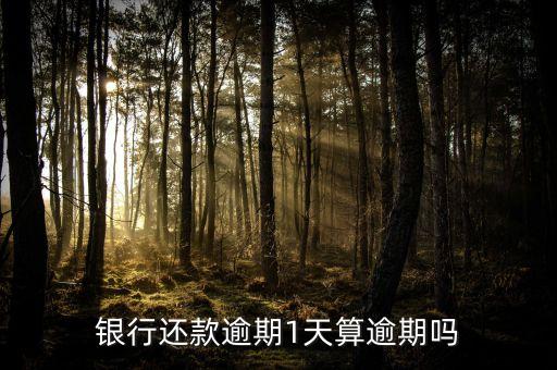 银行还款逾期1天算逾期吗