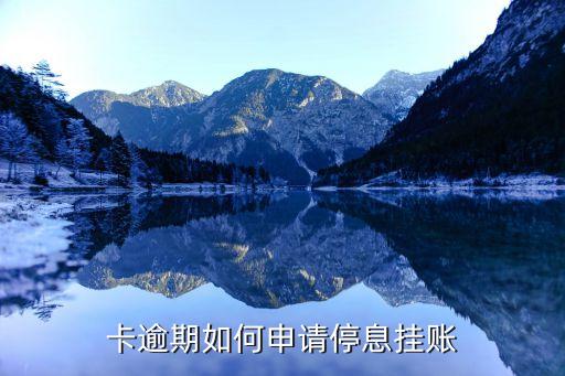 卡逾期如何申请停息挂账