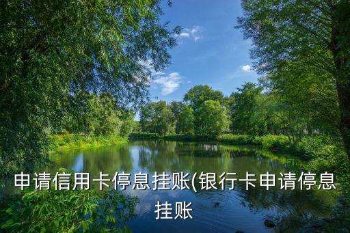 申请信用卡停息挂账(银行卡申请停息挂账