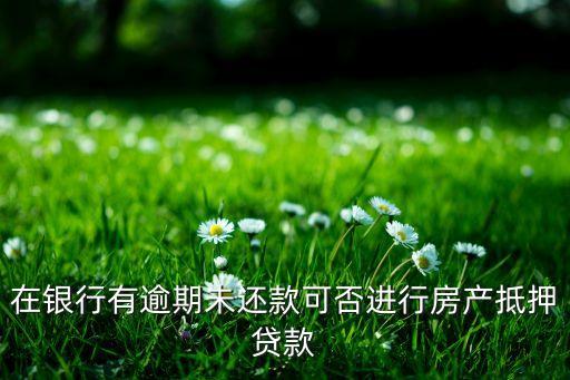 在银行有逾期未还款可否进行房产抵押贷款