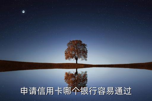 申请信用卡哪个银行容易通过